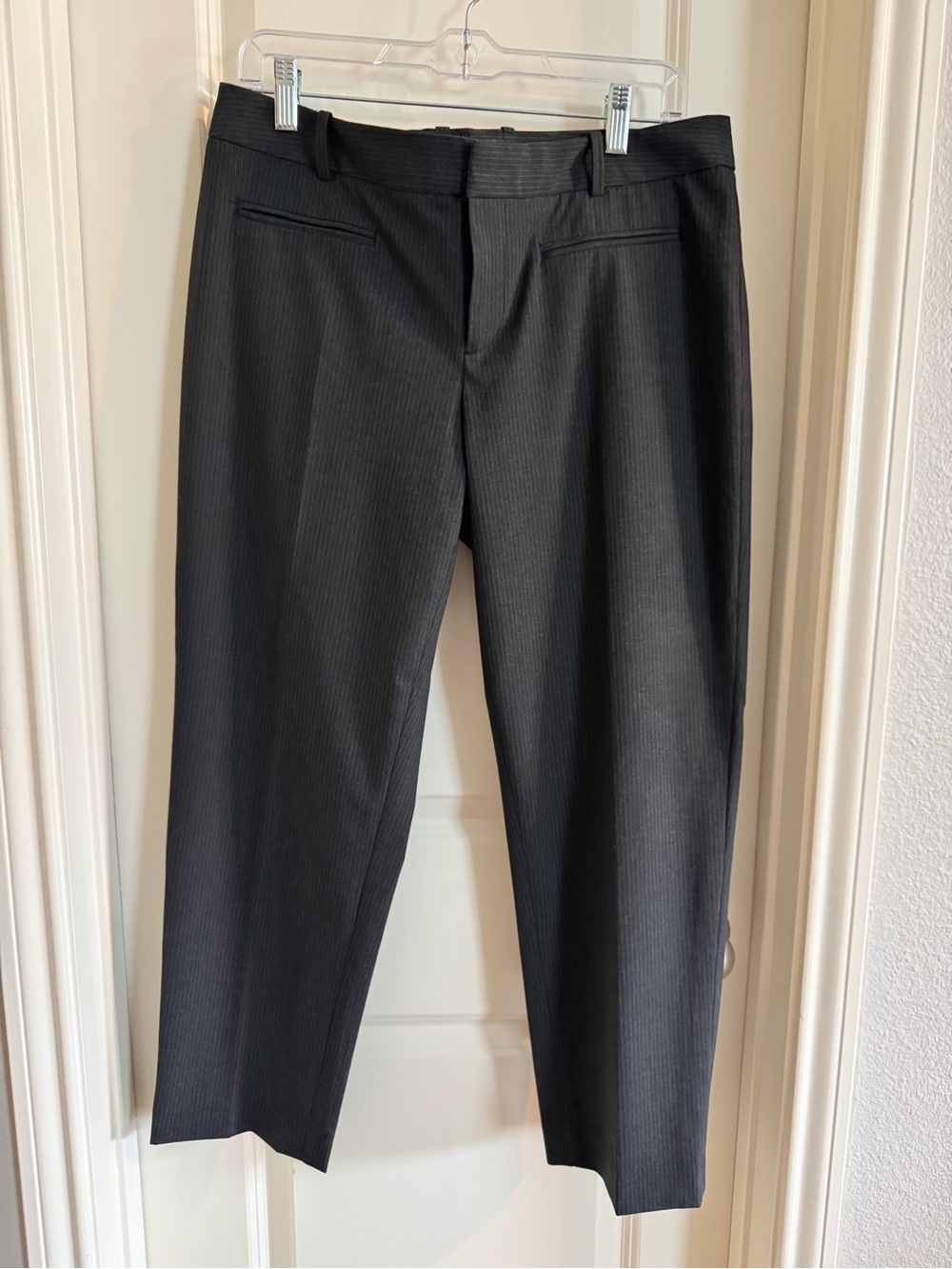 GAP 12R Classic Women's Black Pinstripe Dress Pants